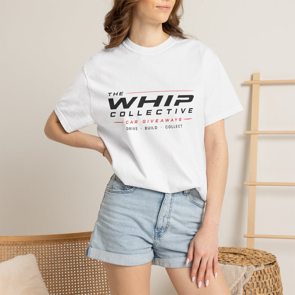 The Whip Collective text logo T-Shirt | Drive Build Collect