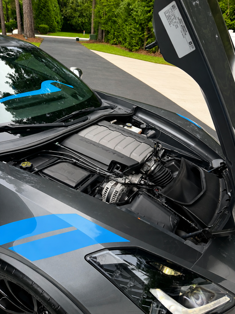 aFe intake in place of the factory airbox.